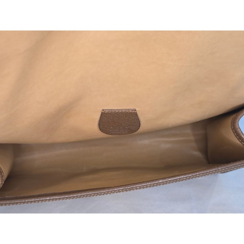 Gucci GG Supreme Clutch Bag Monogram Canvas Brown Leather Vintage Ophidia - Picture 15 of 15